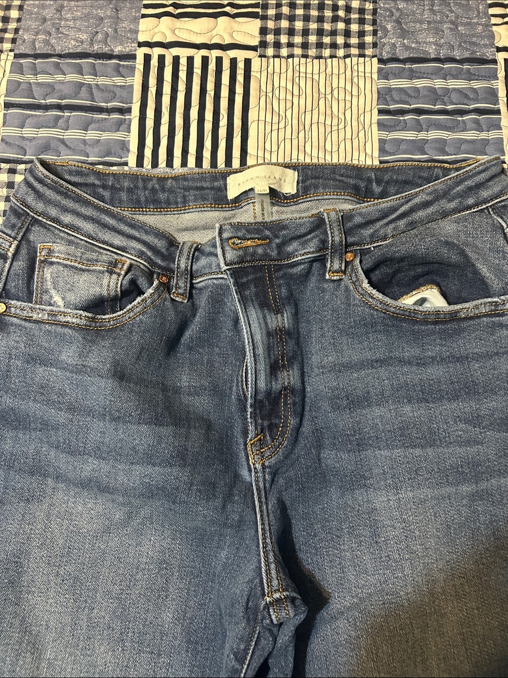 Risen Flare Leg Women’s Jeans in Medium Blue - Risen